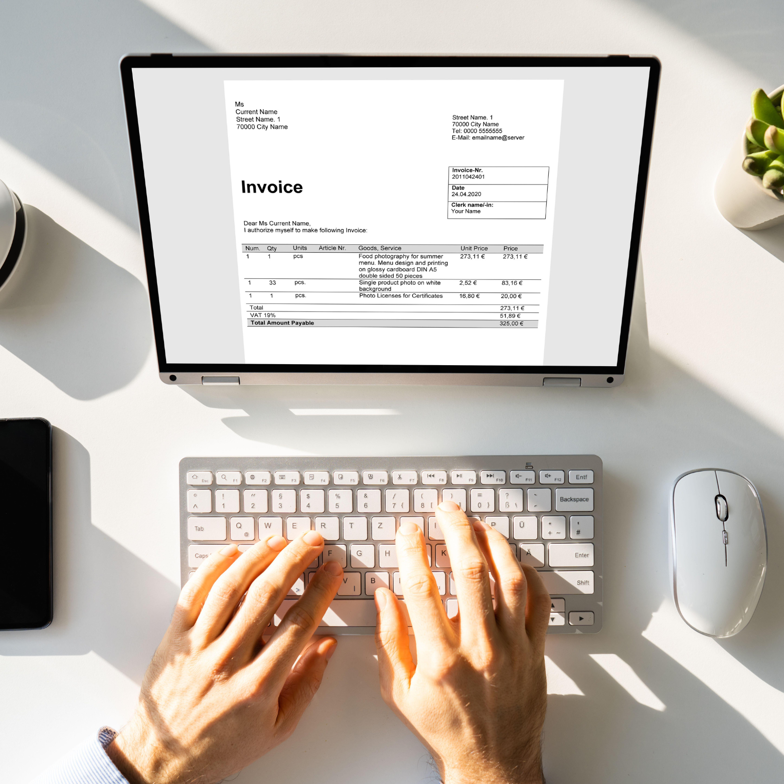 Invoice Feature